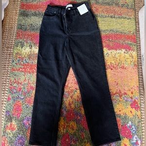 NWT Abercrombie High Rise 90s straight curve love jeans